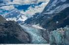 Mighty mountains towering above an unnamed glacier in Johns Hopkins Inlet. Coastal Print